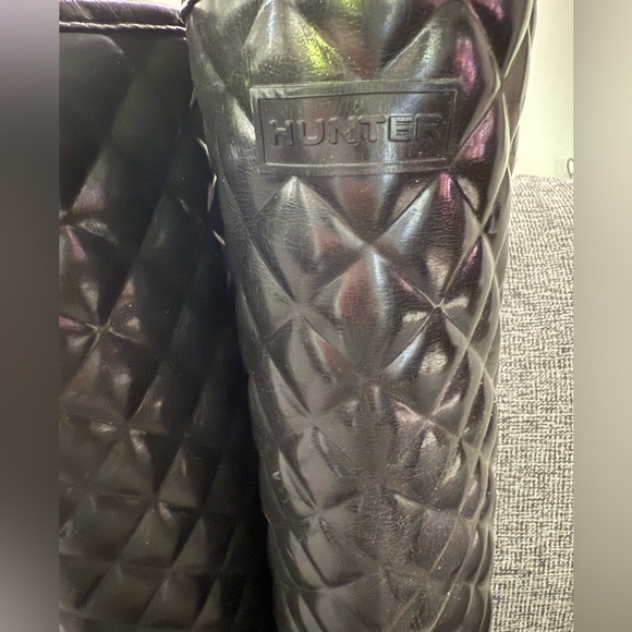 Hunter Refined Quilted Over The Knee Boots Size - Picture 5 of 14